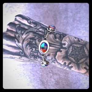 1980’s Western style sterling silver bracelet